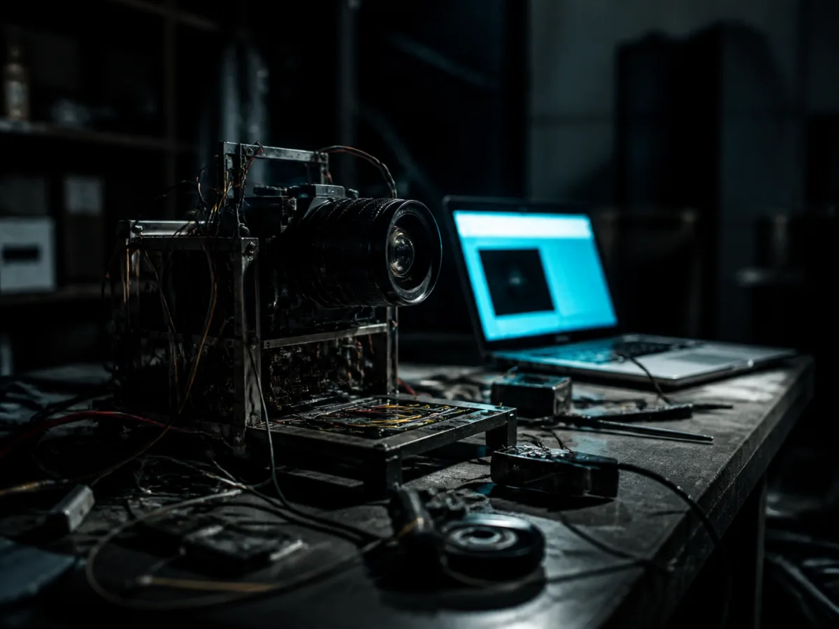 Early AI lab prototype testing